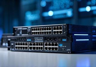 Netwerk hardware - eigen productie switches en routers